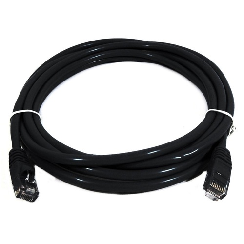 8WARE Cat6a UTP Ethernet Cable 3m Snagless Black - Main Image