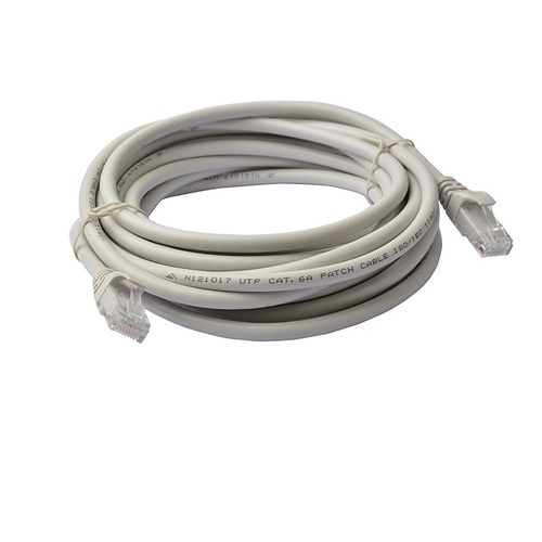 8WARE Cat6a UTP Ethernet Cable 5m Snagless Grey - Main Image