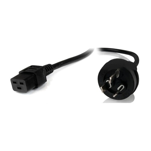 8WARE Power Cable 2m 3-Pin 15A AU to IEC C19 Male to Female - Main Image