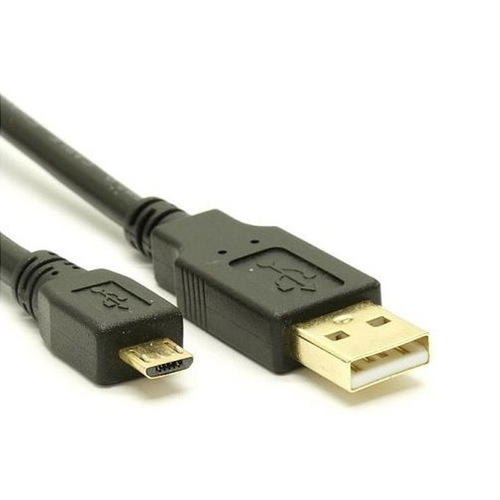 8WARE USB 2.0 Cable 3m A to Micro-USB B Male to Male Black - Main Image