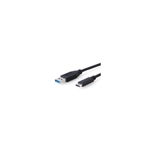 8WARE USB 3.1 Cable 1m Type-C to A Male to Male Black 10Gbps - Main Image