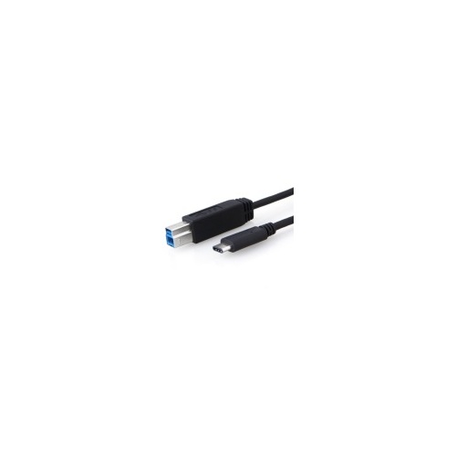 8WARE USB 3.1 Cable 1m Type-C to B Male to Male Black 10Gbps - Main Image