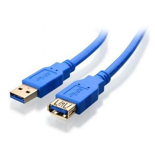 8WARE USB 3.0 Extension Cable 3m A to A Male to Female Blue - Main Image