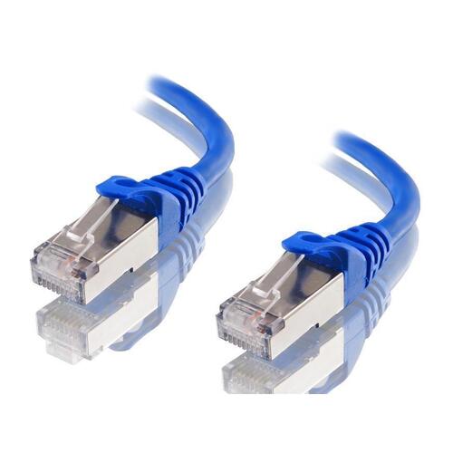 ASTROTEK CAT6A Shielded Ethernet Cable 50cm/0.5m Blue Color 10GbE RJ45 Network LAN Patch Lead S/FTP LSZH Cord 26AWG - Main Image