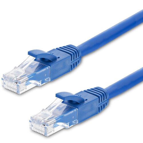 ASTROTEK CAT6 Cable 0.5m/50cm - Blue Color Premium RJ45 Ethernet Network LAN UTP Patch Cord 26AWG - Main Image