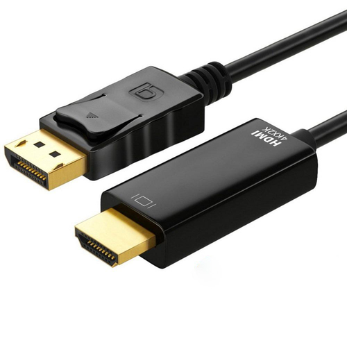 ASTROTEK DisplayPort DP Male to HDMI Male Cable 4K Resolution For Laptop PC to Monitor Projector HDTV Video Cable 5M - Main Image
