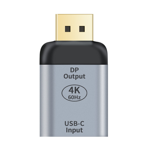 ASTROTEK USB-C to DP DisplayPort Female to Male Adapter support 4K@60Hz Aluminum shell Gold plating for Windows Android Mac OS - Main Image