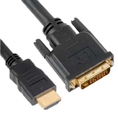 ASTROTEK HDMI to DVI-D Adapter Converter Cable 3m - Male to Male 30AWG OD6.0mm Gold Plated RoHS CB8W-RC-HDMIDVI-3 - Main Image