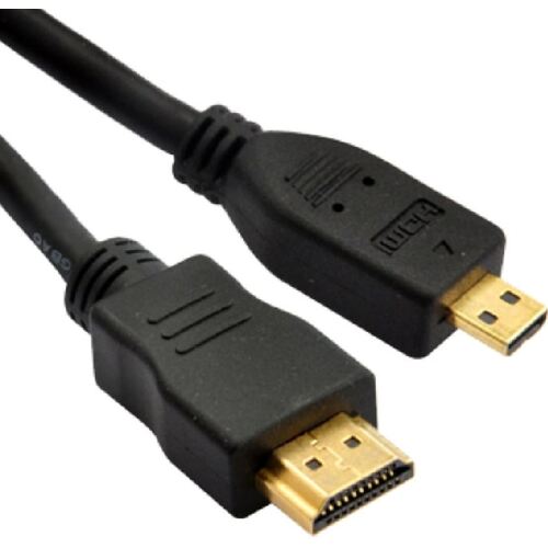 ASTROTEK HDMI to Micro HDMI Cable 3m - 1.4v 19 pins A Male to D Male 34AWG OD4.2mm Gold Plated RoHS LS - Main Image