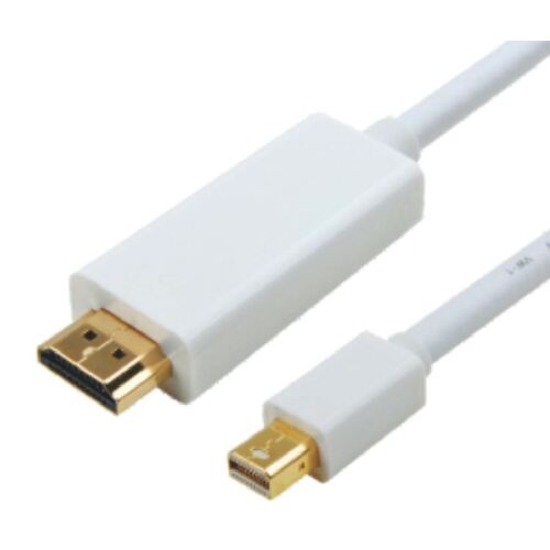 ASTROTEK Mini DisplayPort DP to HDMI Cable 3m - 20 pins Male to 19 pins Male Gold plated RoHS - Main Image