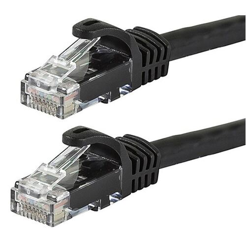 ASTROTEK CAT6 Cable 20m - Black Color Premium RJ45 Ethernet Network LAN UTP Patch Cord 26AWG-CCA PVC Jacket - Main Image
