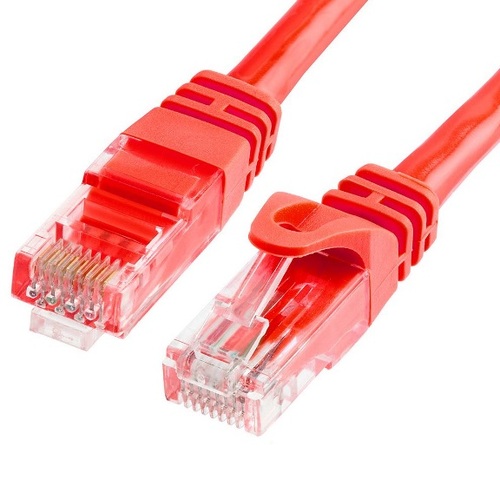 ASTROTEK CAT6 Cable 30m - Red Color Premium RJ45 Ethernet Network LAN UTP Patch Cord 26AWG-CCA PVC Jacket - Main Image