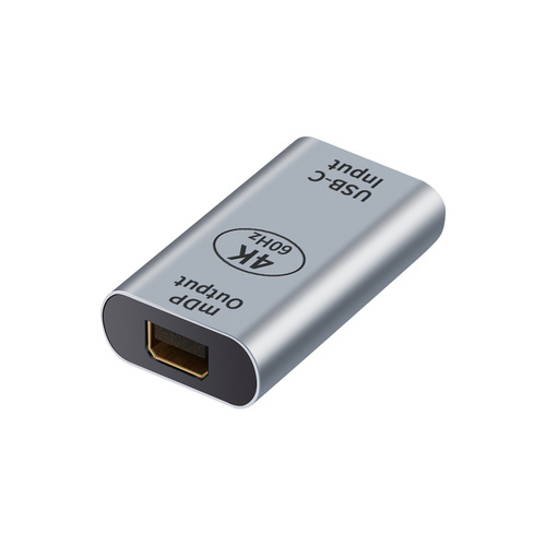 ASTROTEK USB-C to Mini DP DisplayPort Female to Female Adapter support 4K@60Hz Aluminum shell Gold plating for Windows Android Mac OS - Main Image