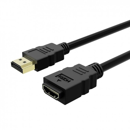 SIMPLECOM CAH310 1.0M High Speed HDMI Extension Cable UltraHD M/F (3.3ft) - Main Image