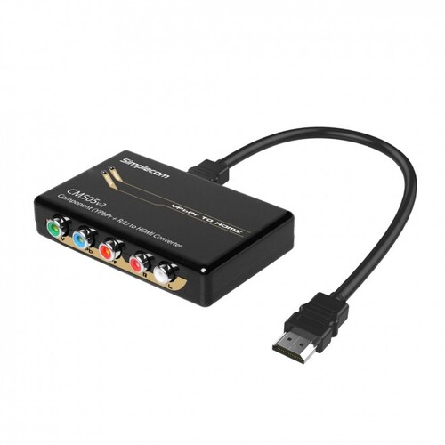 SIMPLECOM CM505v2 Component (YPbPr + Stereo R/L) to HDMI Converter Full HD 1080p - Main Image