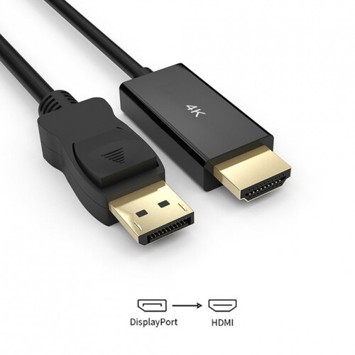 Simplecom DA201 4K DisplayPort to HDMI Cable 1.8M - Main Image
