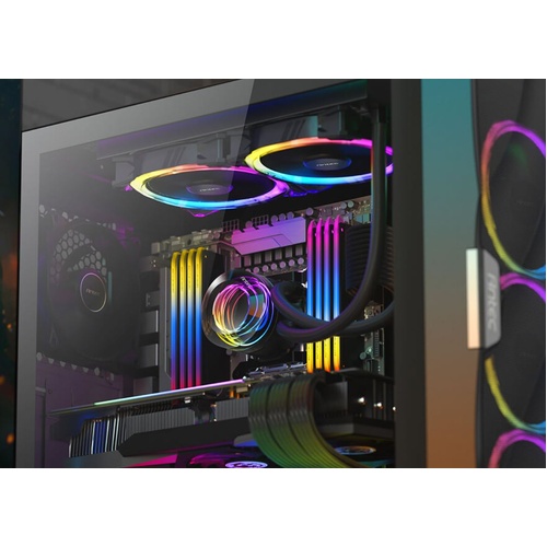 ANTEC VORTEX 240mm ARGB AIO Liquid CPU Cooler + ARGB Controller, EPDM High-Density Tubing, LGA 115x, 1200, 1700, 20xx, AM3, AM4 AM5, s - Main Image