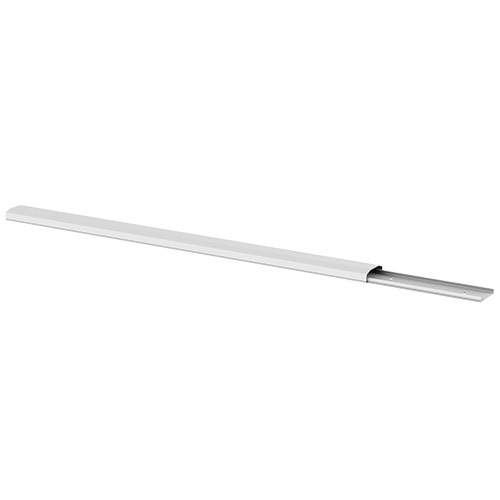 BRATECK Plastic Cable Cover - 750mm Material: Polyvinyl ChloridePVC Dimensions 60x20x750mm - White - Main Image