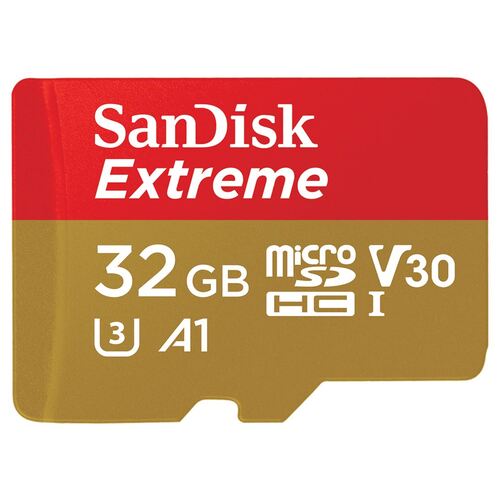 SANDISK 32GB Extreme microSD SDHC SQXAF V30 U3 C10 A1 UHS-1 100MB/s R 60MB/s W 4x6 SD Adaptor Android Smartphone Action Camera Drones - Main Image