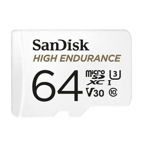 SANDISK 64GB High Endurance micro SDXC V30 u3 C10 UHS-1 100MB/s R 40MB/s W SD Adaptor Android Smartphone Action Camera Drones - Main Image