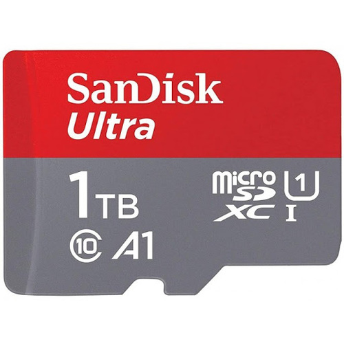 SANDISK Ultra 1TB microSD SDHC SDXC UHS-I Memory Card 120MB/s Full HD Class 10 Speed Google Play Store App for Android Smartphone Tablet - Main Image