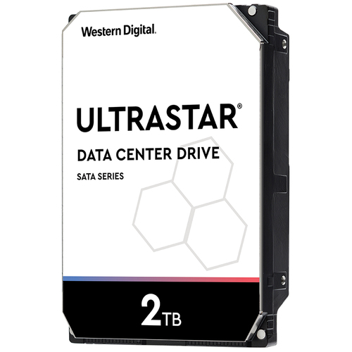 WESTERN DIGITAL Digital WD Ultrastar Enterprise HDD 2TB 3.5\' SATA 128MB 7200RPM 512N SE DC HA210 24x7 600MB Buffer 2mil hrs MTBF s HUS722T2TALA604 - Main Image