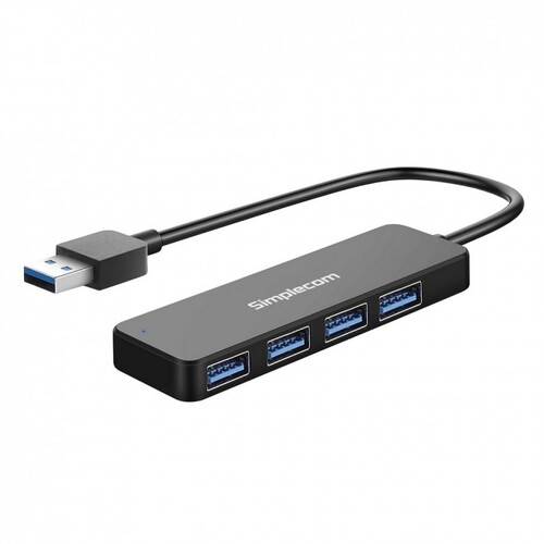 SIMPLECOM CH342 USB 3.0 (USB 3.2 Gen 1) SuperSpeed 4 Port Hub for PC Laptop - Main Image