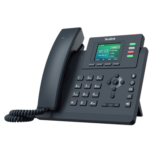 Yealink T33G 4 Line IP phone, 320x240 Colour Display, Dual Gigabit Ports, PoE. No Power Adapter included - Main Image