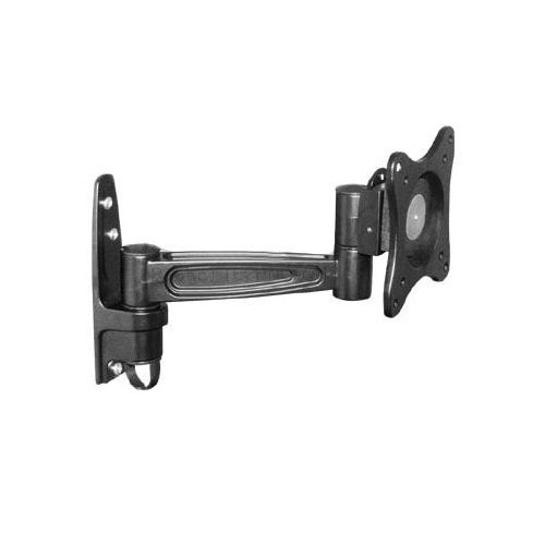 Brateck Single Monitor Wall Mount tilting & Swivel Wall Bracket Mount Vesa 75mm/100mm For most 13''-27' LED, LCD flat panel TVs; up to 15kg - Main Image