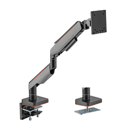 BRATECK Single Heavy-Duty Gaming Monitor Arm Fit Most 17'-49' Monitor Up to 20KG VESA 75x75,100x100 - Main Image