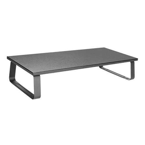 Brateck Timber Desktop Monitor Stand - Black - Main Image