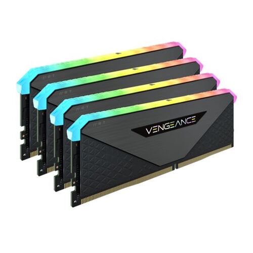 CORSAIR Vengeance RGB RT 128GB 4x32GB DDR4 3600MHz C18 18-22-22-42 Black Heatspreader Desktop Gaming Memory for AMD Threadripper - Main Image