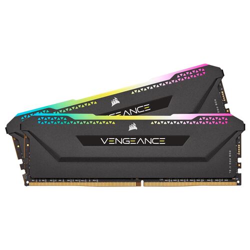 CORSAIR Vengeance RGB PRO SL 32GB (2x16GB) DDR4 3600Mhz C18 Black Heatspreader Desktop Gaming Memory - Main Image