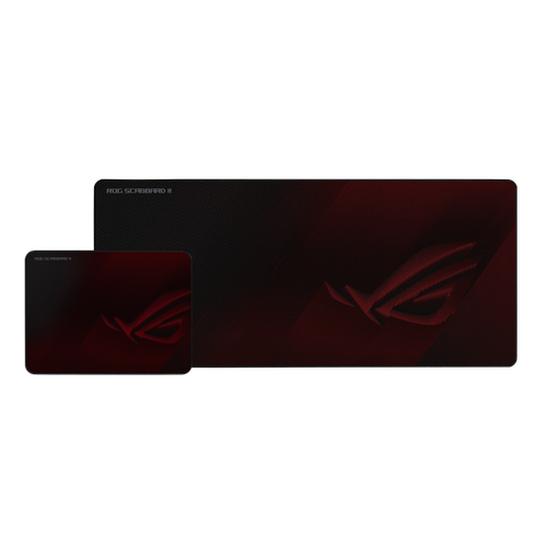 ASUS ROG SCABBARD II Gaming Mouse Pad, Medium 360x260mm + Extended 900x400mm Size, Water/Oil/Dust Respellent, Anti-Fray, Soft Cloth With Rubber Base - Main Image