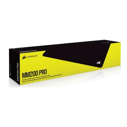 CORSAIR MM200 PRO Premium Spill-Proof Cloth Gaming Mouse Pad  Heavy XL - 450mm x 400mm surface, Black Surface - Main Image