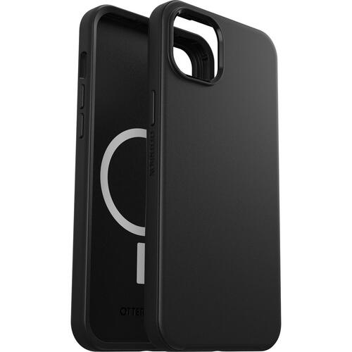 OTTERBOX Apple iPhone 14 Plus Symmetry Series+ Antimicrobial Case for MagSafe - Black (77-88994), 3X Military Standard Drop Protection - Main Image