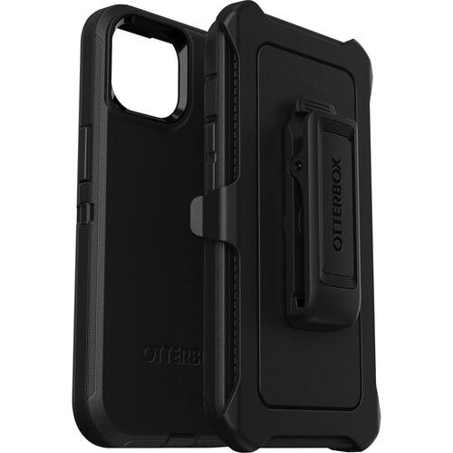 OTTERBOX Apple iPhone 14 / iPhone 13 Defender Series Case - Black (77-88373), 4X Military Standard Drop Protection, Multi-Layer Protection - Main Image