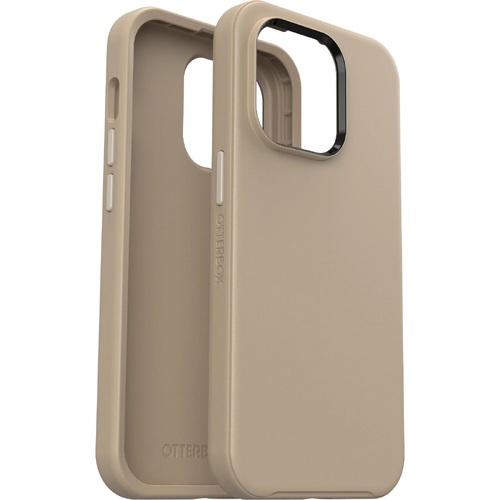 OTTERBOX Apple iPhone 14 Pro Symmetry Series Antimicrobial Case - Don't Even Chai (Brown) (77-88511), 3X Military Standard Drop Protection - Main Image