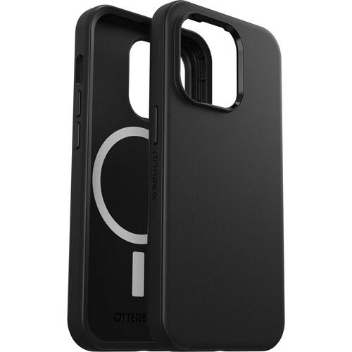 OTTERBOX Apple iPhone 14 Pro Symmetry Series+ Antimicrobial Case for MagSafe - Black (77-89038), 3X Military Standard Drop Protection - Main Image