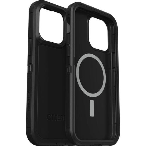 OTTERBOX Apple iPhone 14 Pro Max Defender Series XT Case with MagSafe - Black (77-89127),Port & 5x Military Standard Drop Protection - Main Image