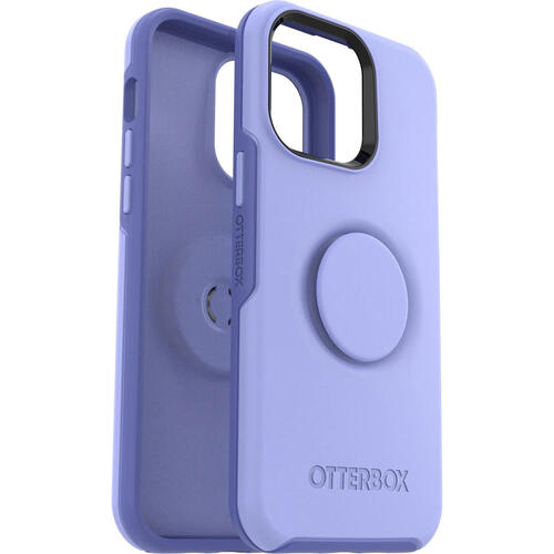 OTTERBOX Apple iPhone 14 Pro Max Otter + Pop Symmetry Series Antimicrobial Case - Periwink (Purple) (77-88771), Durable Protection - Main Image