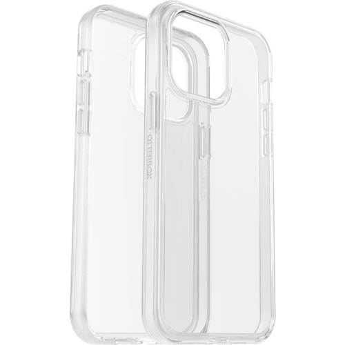 OTTERBOX Apple iPhone 14 Pro Max Symmetry Series Clear Antimicrobial Case - Clear (77-88643), 3X Military Standard Drop Protection - Main Image