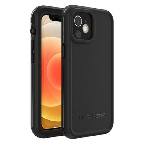 OTTERBOX FRE case for Apple iPhone 12 Mini - Black, Water Proof, Dirt Proof, Snow Proof, Drop Proof, Made With 35% Ocean-Based Plastic - Main Image
