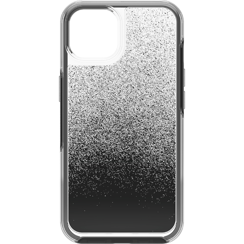 OTTERBOX Apple iPhone 13 Symmetry Series Clear Antimicrobial Case - Ombre Spray (Clear/Black) ( 77-85305), Ultra-thin design - Main Image