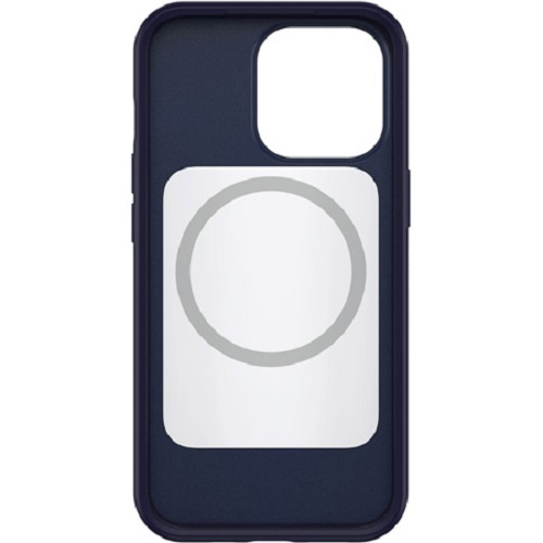 OTTERBOX Apple iPhone 13 Pro Symmetry Series+ Antimicrobial Case with MagSafe - Navy Captain (Blue) (77-83590), Wireless charging compatible - Main Image