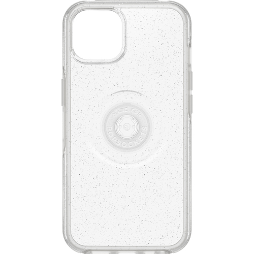 OTTERBOX Apple iPhone 13 Otter + Pop Symmetry Series Clear Case - Stardust Pop (77-85395 ), Swappable PopTop, Wireless charging compatible - Main Image
