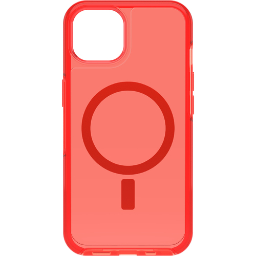 OTTERBOX Apple iPhone 13 Symmetry Series+ Clear Antimicrobial Case for MagSafe - Ant In The Red(77-85646) - Made with 50% recycled plastic - Main Image