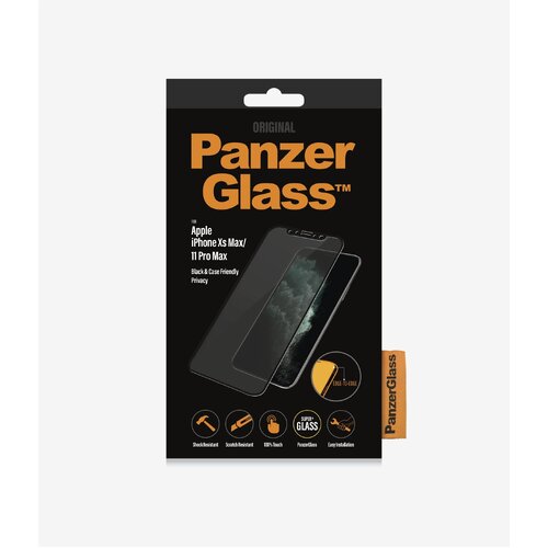 PANZER GLASS Apple iPhone Xs Max / 11 Pro Max - Privacy (P2666) - Full frame coverage, Rounded edges - Main Image