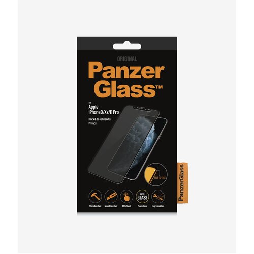 PANZER GLASS iPhone X / Xs / 11 Pro - Privacy (P2664) - Screen Protector - Full frame coverage, Rounded edges - Main Image
