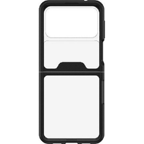 OTTERBOX Samsung Galaxy Z Flip3 5G Symmetry Series Flex Case - Black Crystal (Clear/Black) (77-84199) Sleek profile and precision design - Main Image